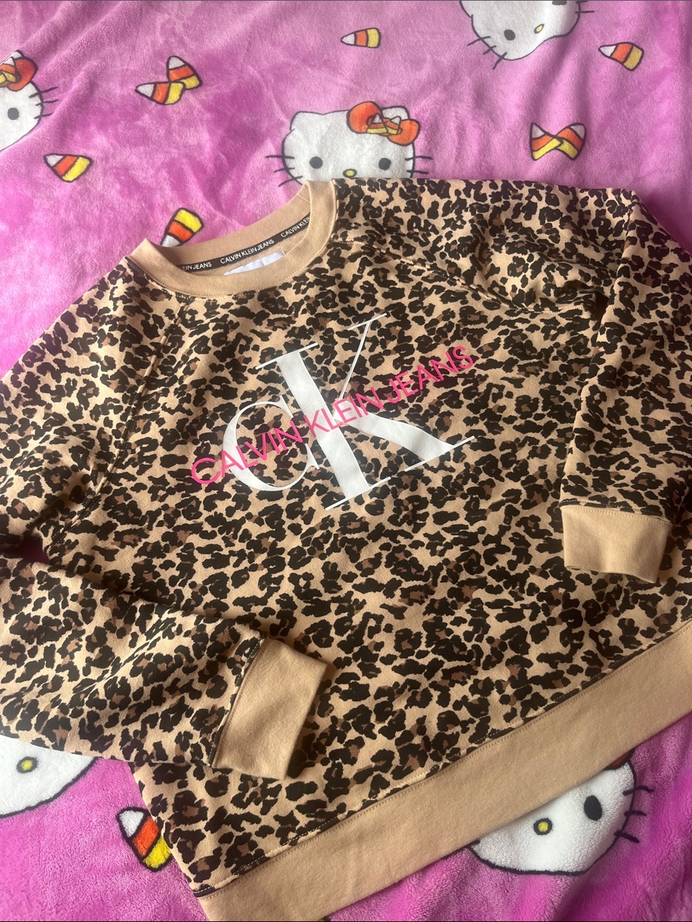 Calvin Klein Jeans Leopard Print Sweatshirt